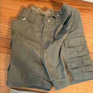 Olive Cargo Shorts